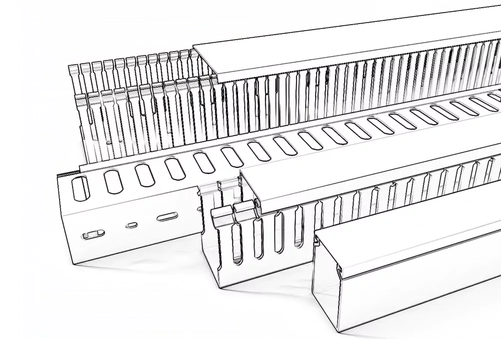 Mukautetut PVC-johdotuskanavat